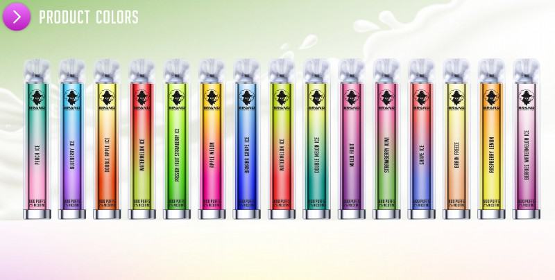 Customized Disposable Vapes Crysta 800 Puffs