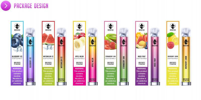 Customized Disposable Vapes Crysta 800 Puffs