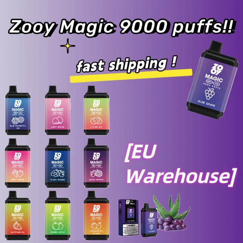 Zooy Magic 9000 Puffs Disposable Vapes