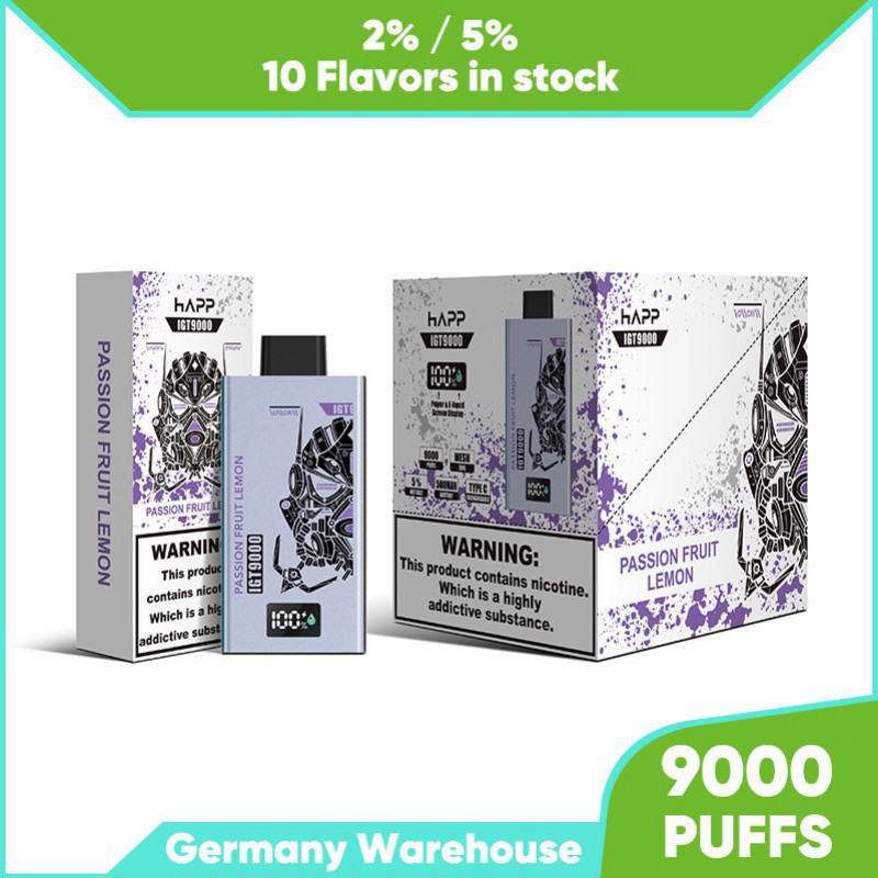 Ocitytimes Vape Happ Igt 9000 Puffs