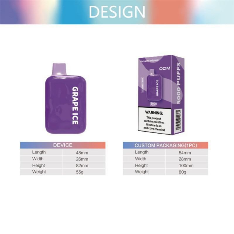 Puff OEM T16 5000 Puffs Disposable E-cigarette