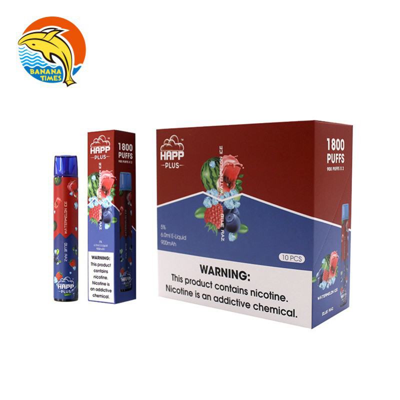 HAPP PLUS Happ Plus Wholesale E 1800 Puffs Brands Disposable Vape