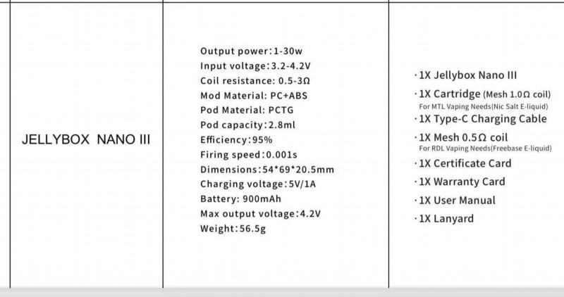 RINCOE JELLYBOX NANO III Rincoe Jellybox Nano Boxes