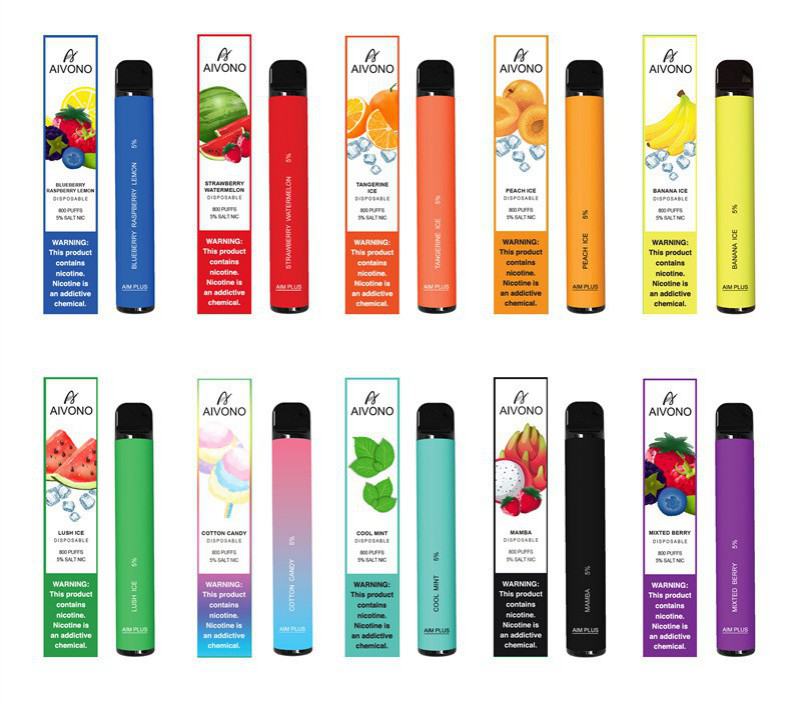 Aim Disposable Vape Pens Aivono Plus 800 Puffs