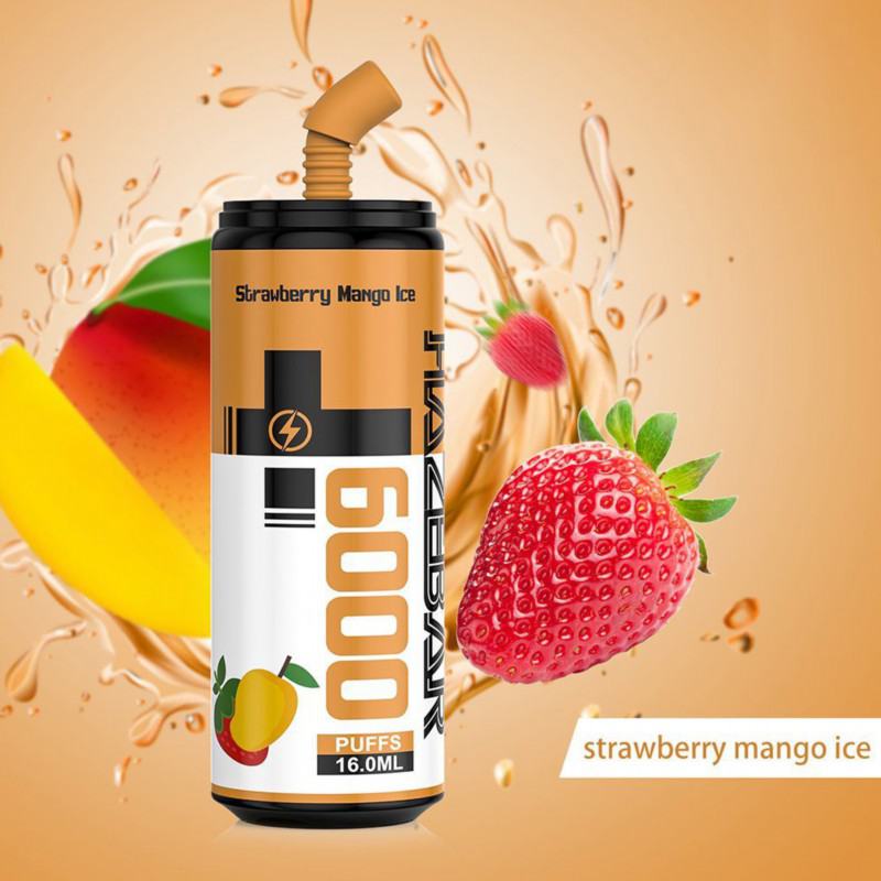  Bars Haze 6000 Hits Vape Puffs