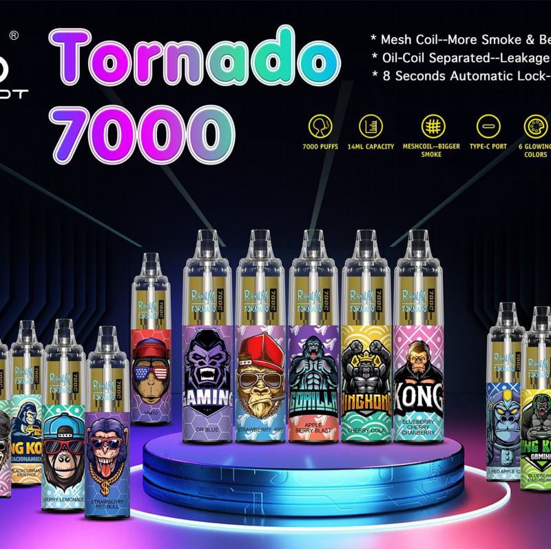 RandM Al-ecig-tornado -55 7000 Puffs Electronic Cigarette
