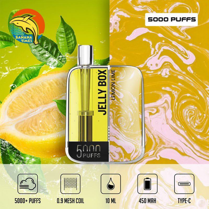 Vape Disposables Banana Times Jelly Box 5000 Puffs