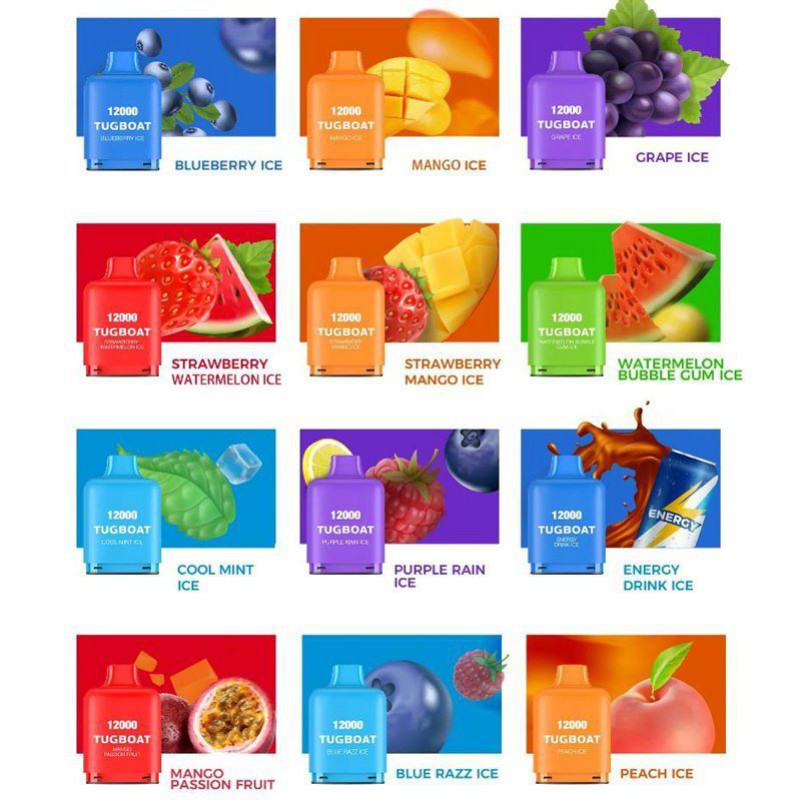 Vape Disposables TUGBOAT Tugboat Super 12000 7000 Puffs