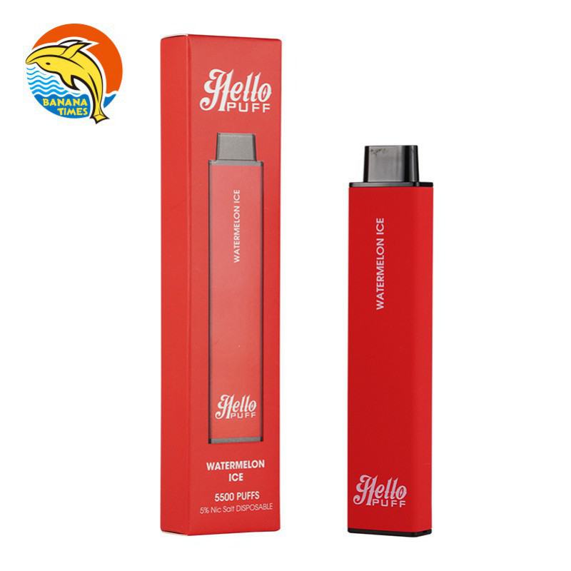Disposable Banana Times Hello Electronic 5500 Puffs Vape Brands
