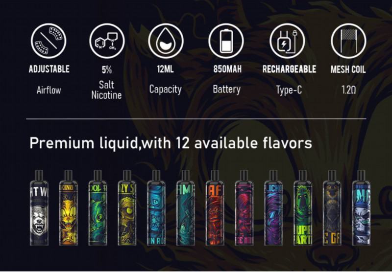 Energy Bar Vape Kk 5000