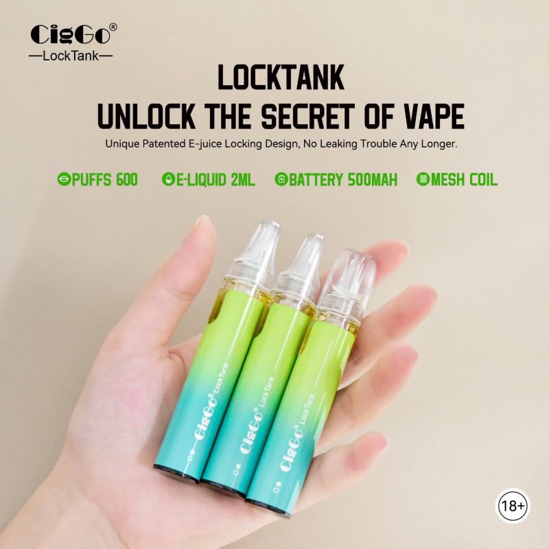 CigGo Ciggo Locktank Disposable Smooth Hit Vape