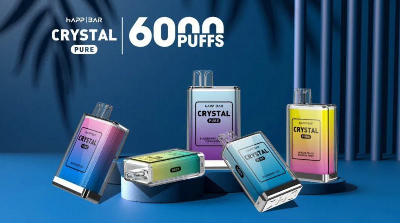 Disposable Vape Eboat/OEM Happ Crystal Pure
