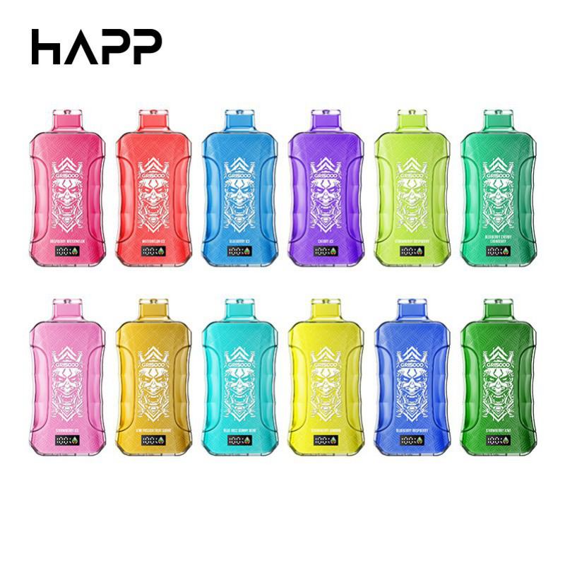 Disposable Vape Pens VAPRIDE Vapride Happ Gr 15000 Puffs