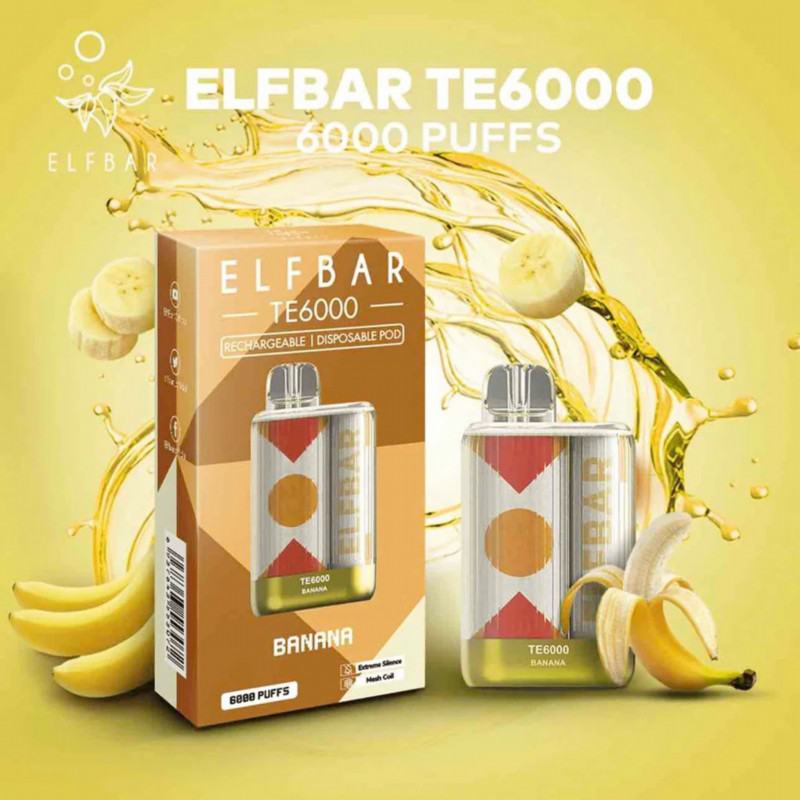 Vape Disposable Eelfr TE 6000 6k  Eelfr Te 6k 6000 Puffs