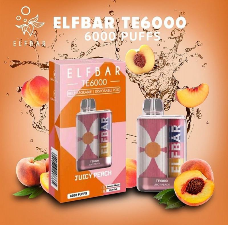 Vape Disposable Eelfr TE 6000 6k  Eelfr Te 6k 6000 Puffs