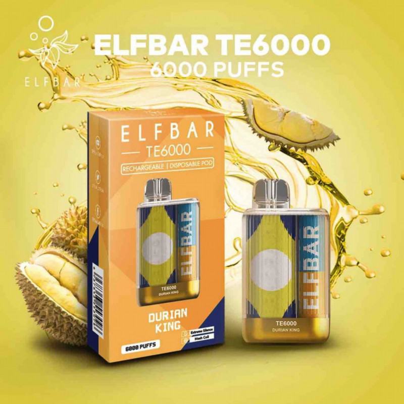 Vape Disposable Eelfr TE 6000 6k  Eelfr Te 6k 6000 Puffs