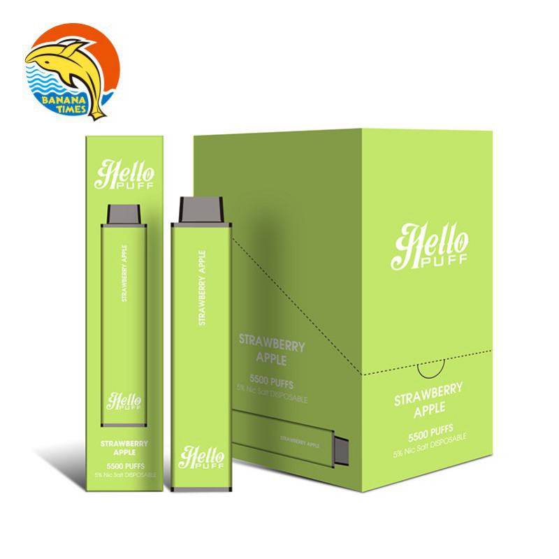Disposable Vapes Bananatimes Hello  E Cig 5500 Puffs