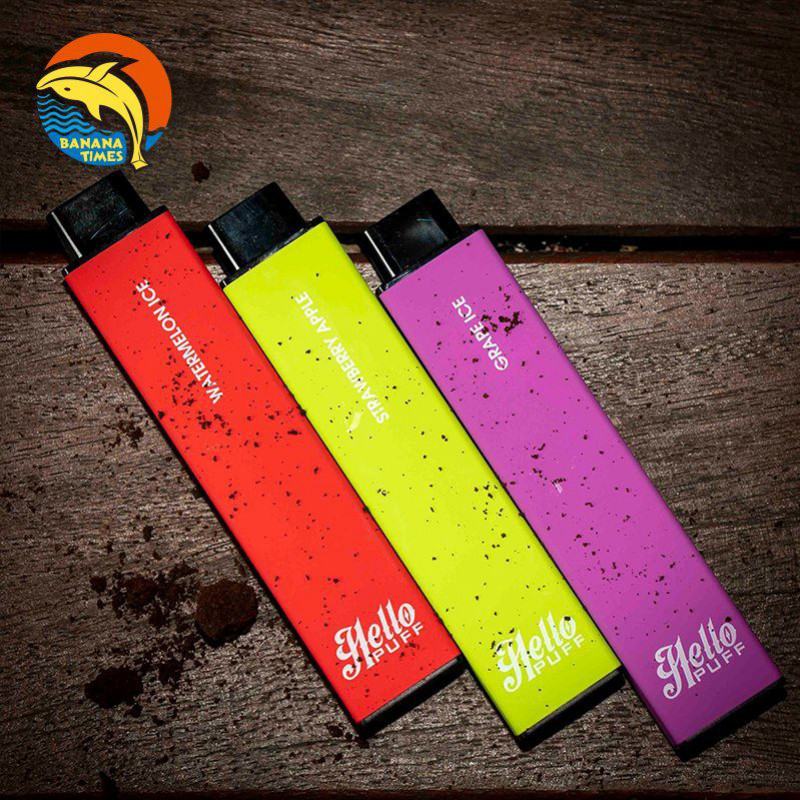 Disposable Vapes Bananatimes Hello  E Cig 5500 Puffs