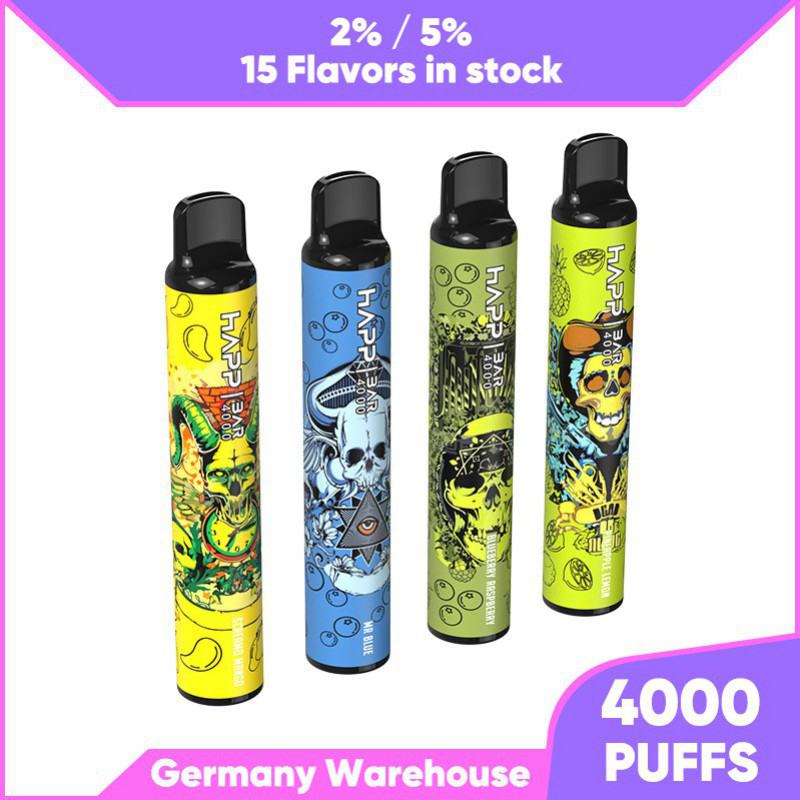 HAPP / White Label Puff Happ 4000 5000 Puffs Electronic Cigarette