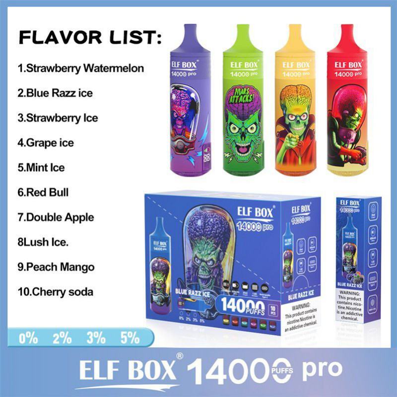 Elf box rgb pro 14000 puffs brands disposable vape