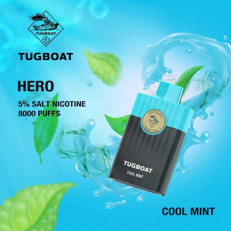 TUGBOAT Tugboat Hero 8000 Puffs Disposable Vape Pod