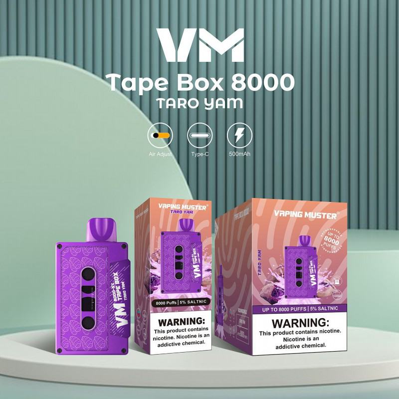 Vaping Muster Pens Vmtapebox 8000 Puffs Hits Vape Puffs