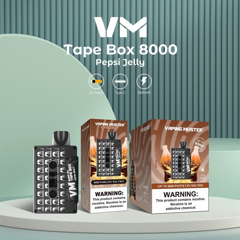 Vaping Muster Pens Vmtapebox 8000 Puffs Hits Vape Puffs