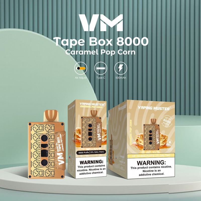 Vaping Muster Pens Vmtapebox 8000 Puffs Hits Vape Puffs