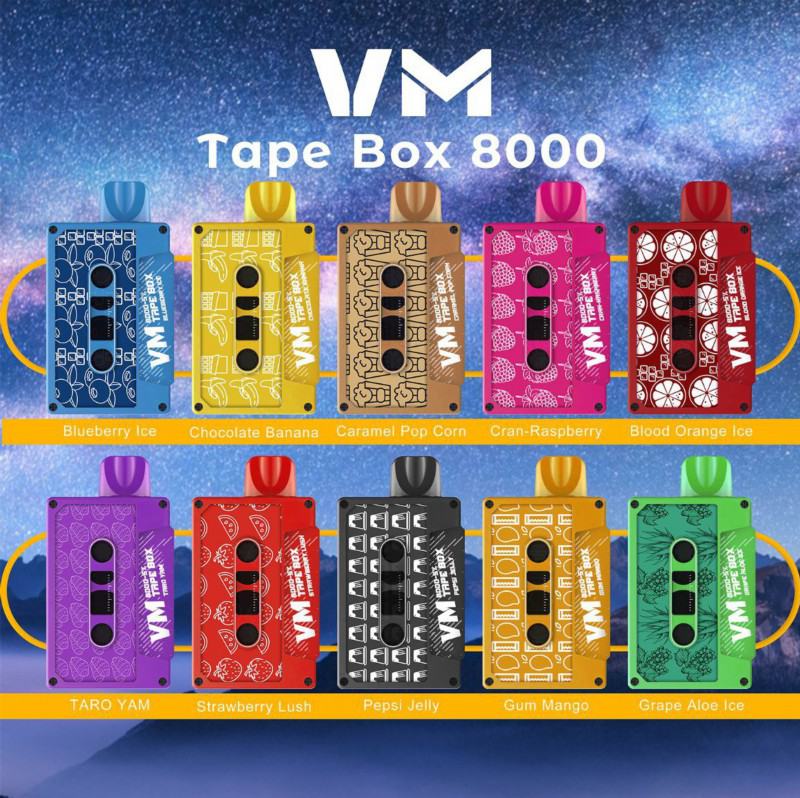 Vaping Muster Pens Vmtapebox 8000 Puffs Hits Vape Puffs
