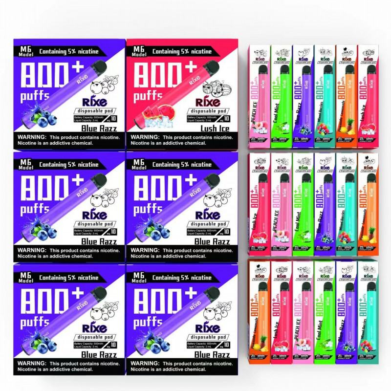 Disposable RIXE Rixe M6 800 Vapes
