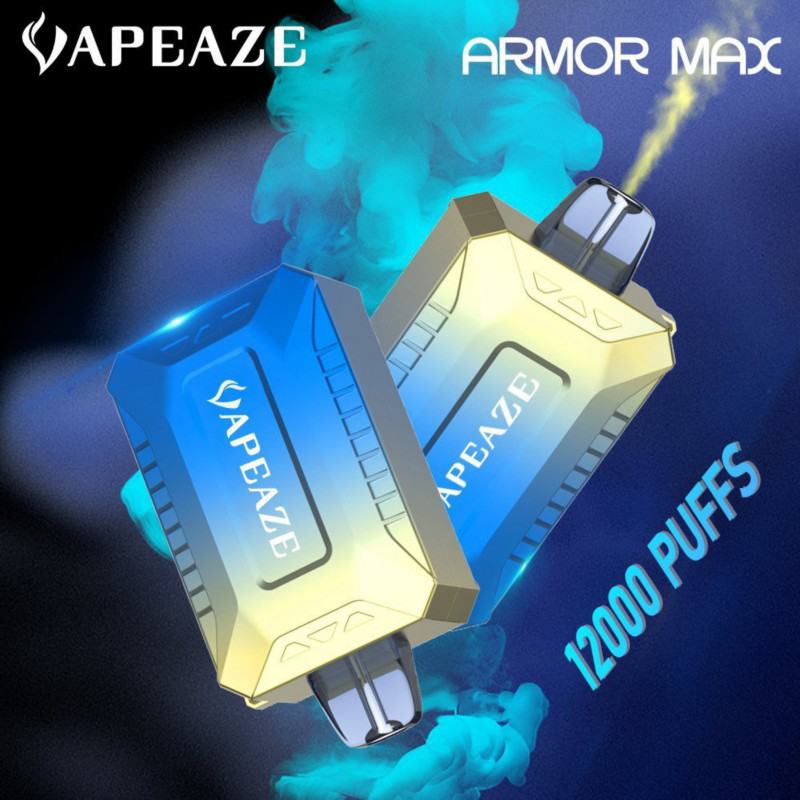 Black OR Customizer Your Brand Armor Max Fillable 15000 Puffs Electronic Cigarette Puff