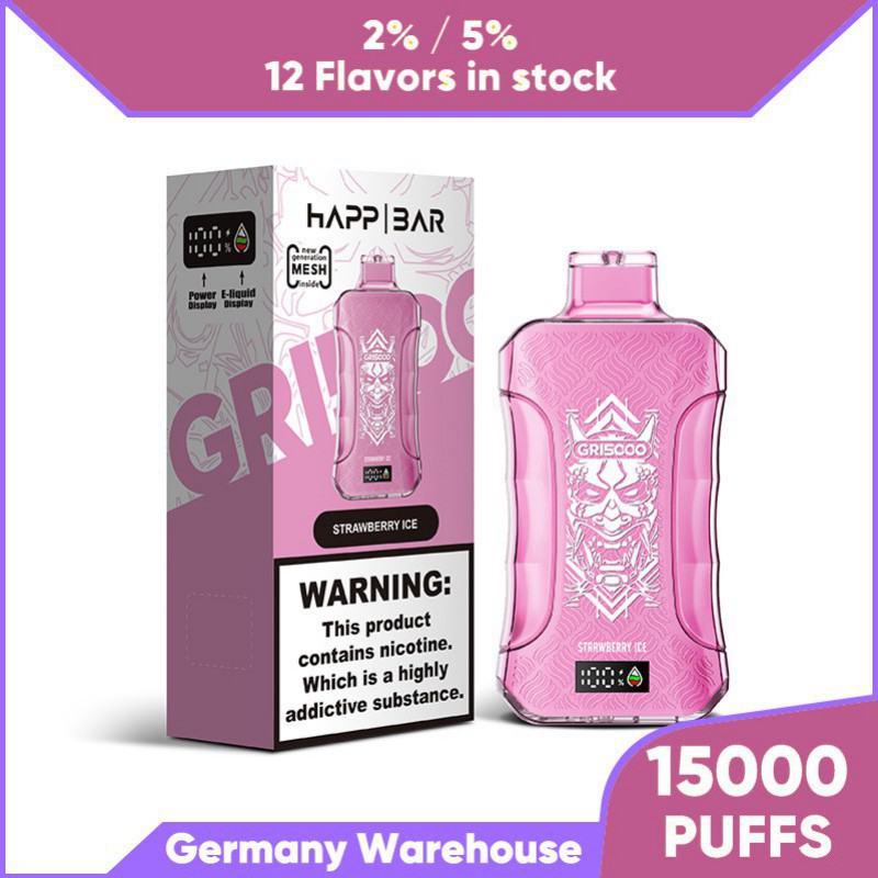Ocitytimes Happ Gr15000 10000 Puffs Disposable Vape Pens