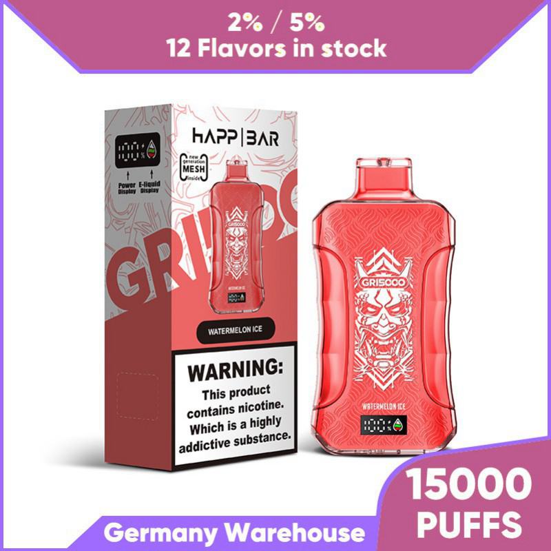 Ocitytimes Happ Gr15000 10000 Puffs Disposable Vape Pens