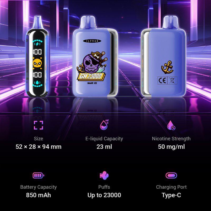 GH 23000 Puff Elf R Gh 23000 Electronic Cigarette