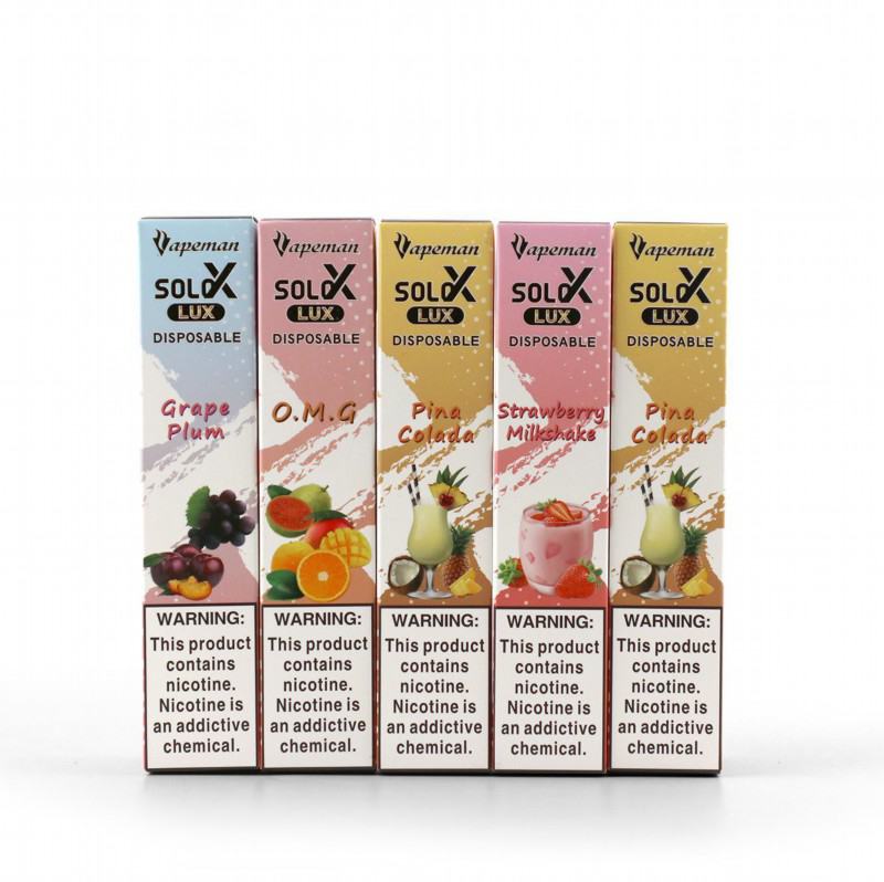 man Disposable Vapes Solo X Lux