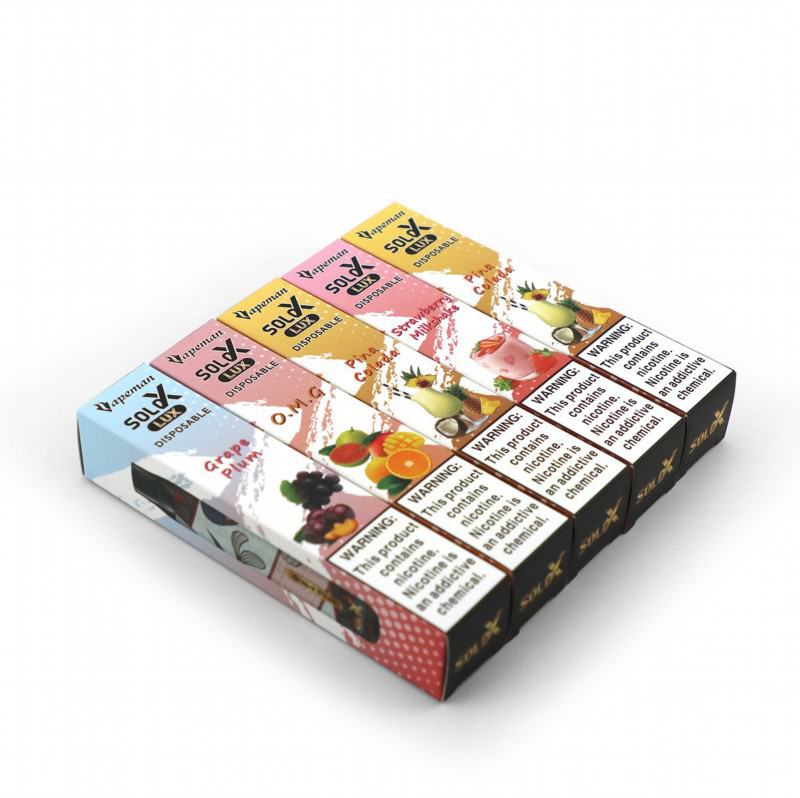 man Disposable Vapes Solo X Lux