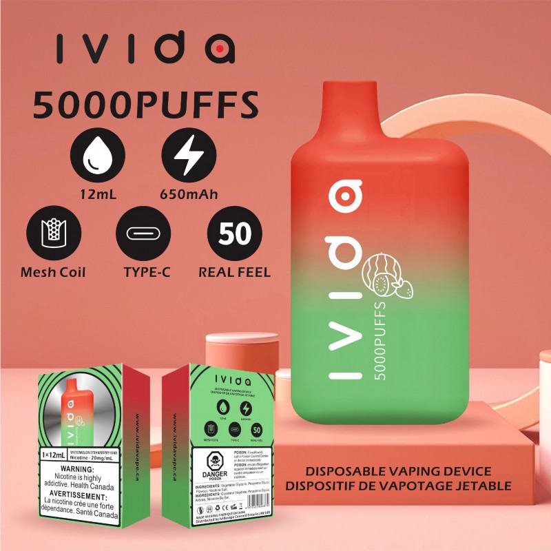 Disposable ivida M50 5000 Puffs Vape Brands
