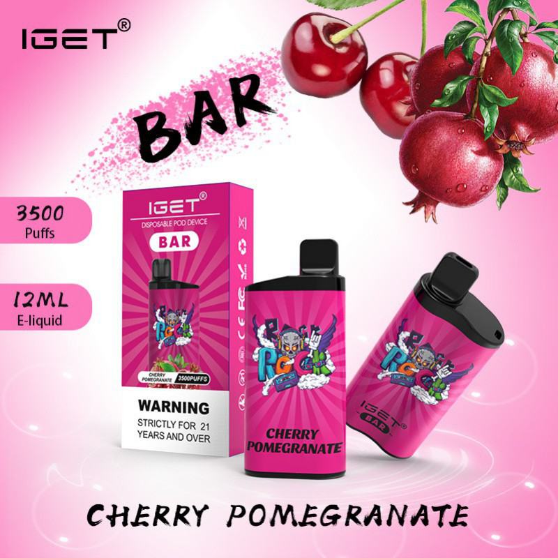 Disposable Iget 3500 Puffs E-cigarette Nicotine