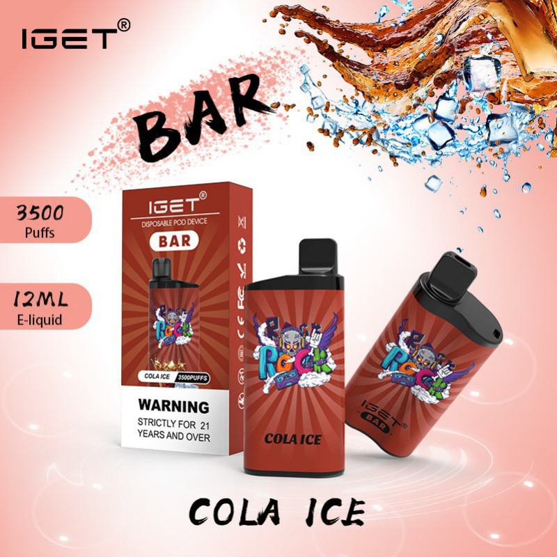 Disposable Iget 3500 Puffs E-cigarette Nicotine