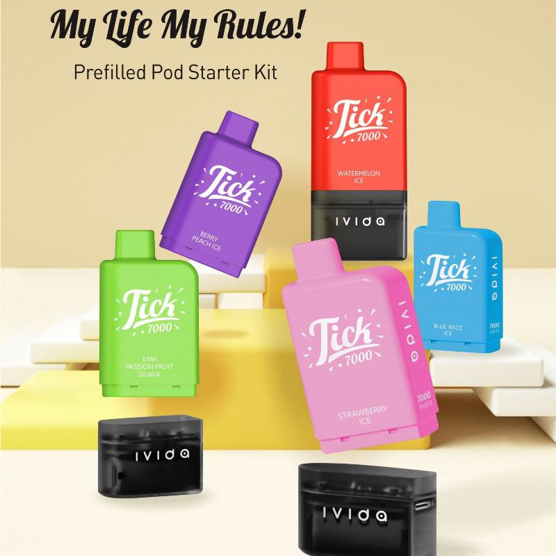Disposable ivida Vape Rv 7000 Puffs Pens