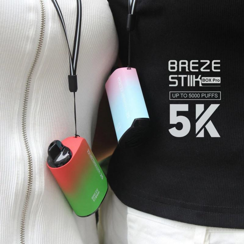 Breze Stiik Box Pro 5000 Brands Disposable Vape