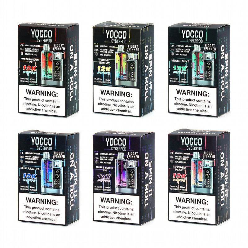 Insta Yocco Cyberpod 12000 15000 Puffs Vape Big Puff Bars Plus