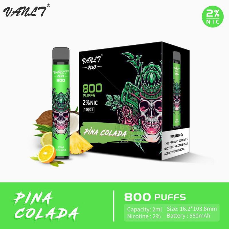 Disposable Vape Brands VANLT Vanlt-plus Lux-w205 800 Puffs