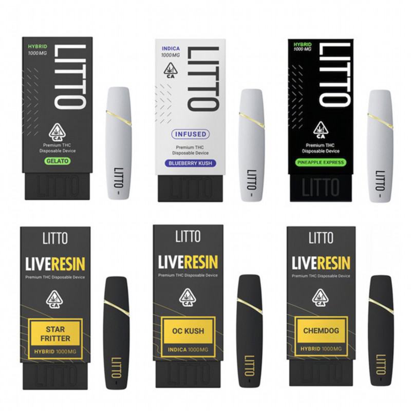 OEM Litto 1g Disposable Disposable Smooth Hit Vape