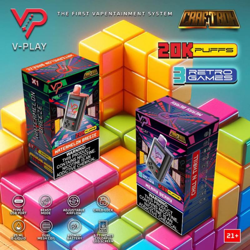 Disposable AIMODE Vape Vplay 20k 20000 Puffs Brands