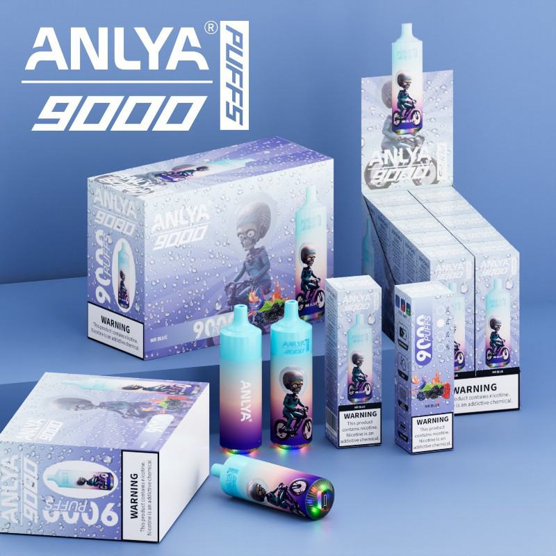 Anlya 9000 puffs disposable e-cigarette nicotine