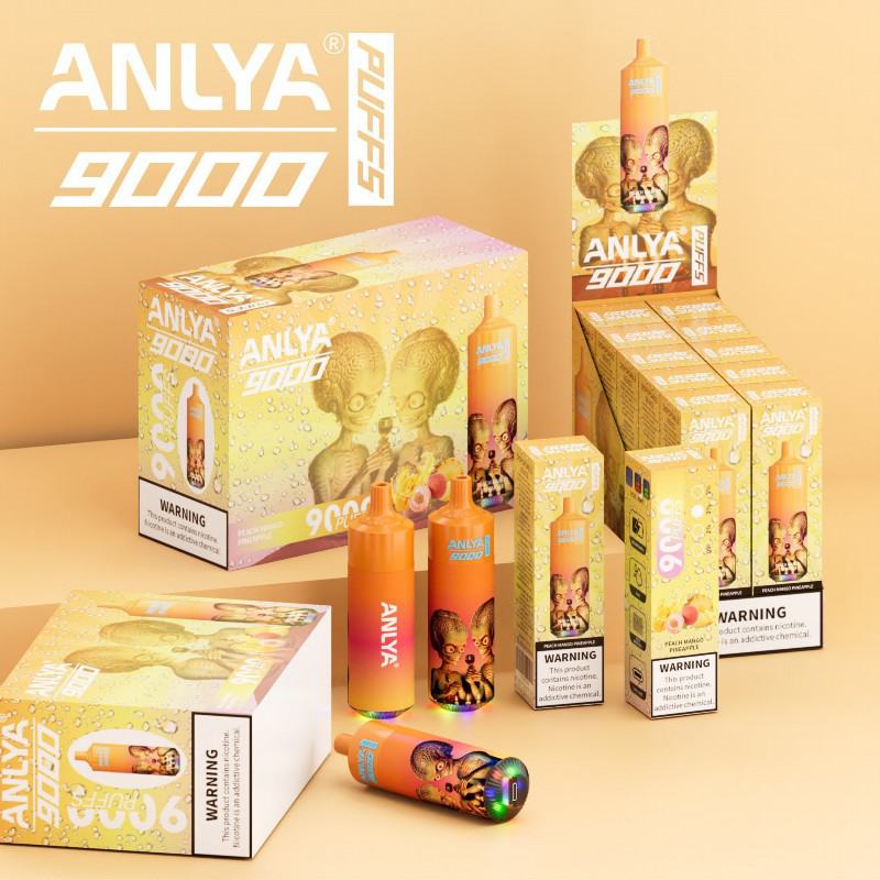 Anlya 9000 puffs disposable e-cigarette nicotine