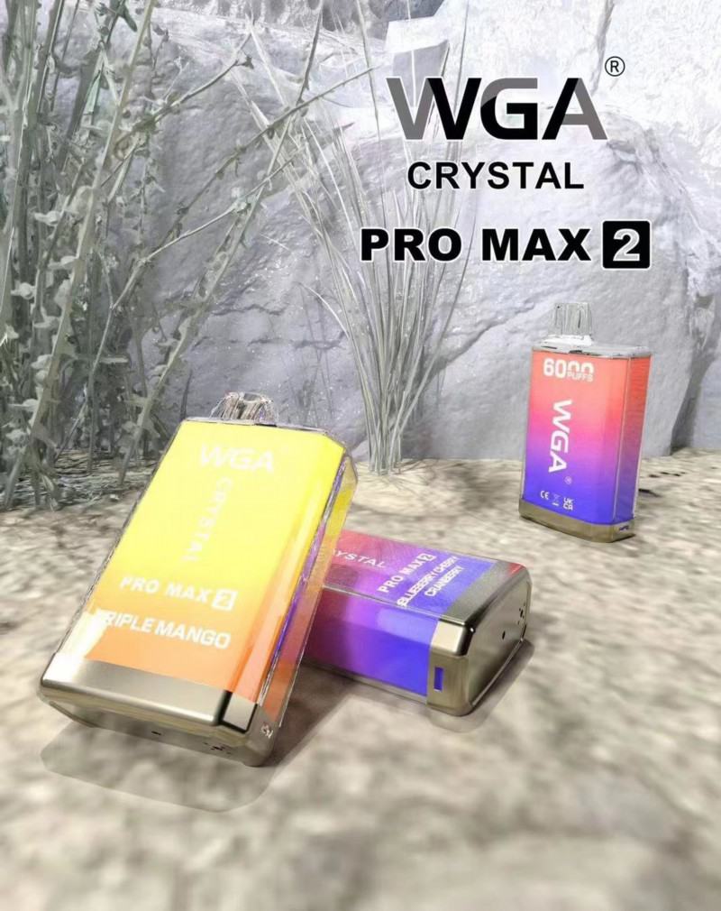 Wga Crystal Pro Max2 6000 Puffs Smooth Hit Disposable Vape