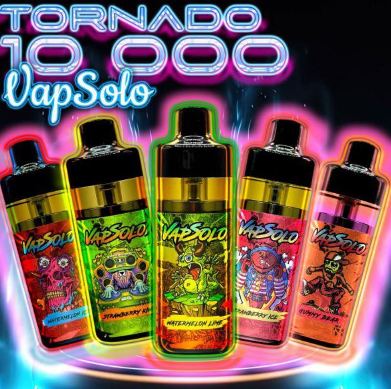 Vapsolo Puff Tornado 10000 15000 Puffs Disposable E-cigarette