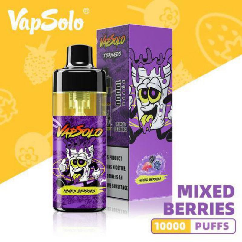 Vapsolo Puff Tornado 10000 15000 Puffs Disposable E-cigarette